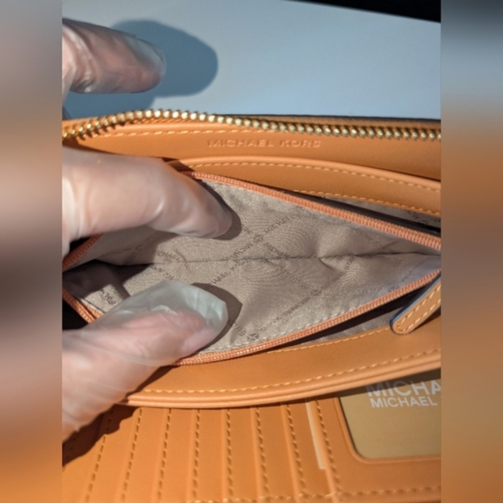 Michael Kors Sunflower Wristlet with Gold Hardware - Picture 9 of 9